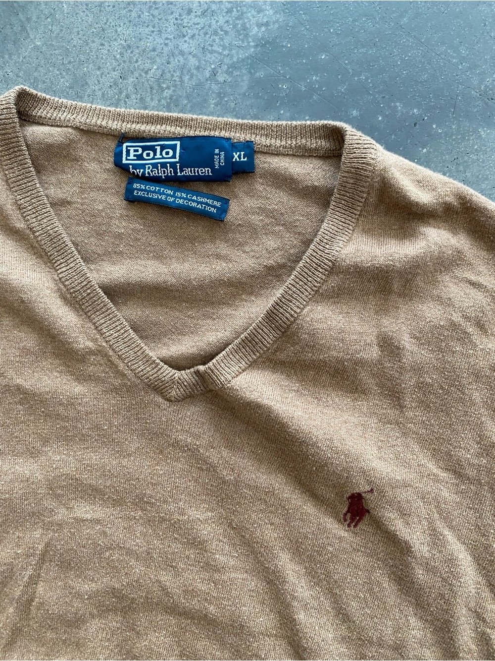 Ralph Lauren Performance V-Neck Jumper Sz XL Mens
(Jun A-1) - Picture 4 of 4
